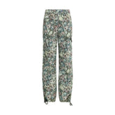 Ganni Printed Stretched Cotton Pants - IT36 | XS - Trousers
