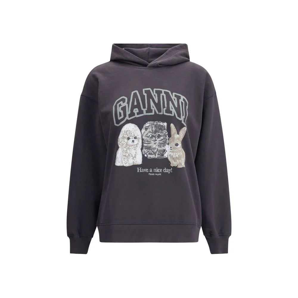 Ganni Puppies Hoodie - XXS/XS - Hoodies