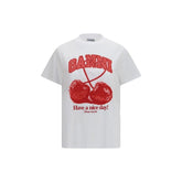 Ganni White Cotton Sweatshirt