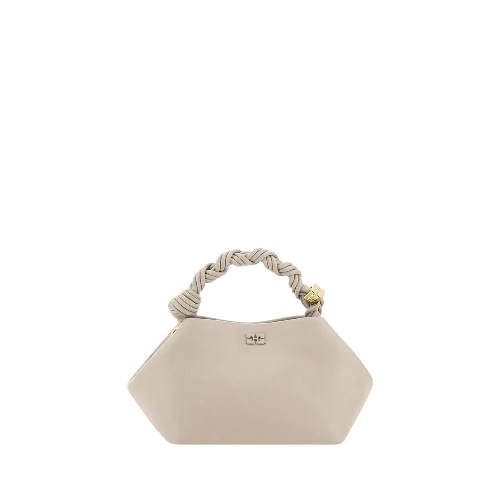 Ganni White Recycled Leather Handbag