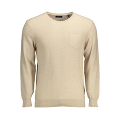 Gant Beige Cotton Men Sweater - Sweaters