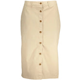 Gant Beige Cotton Women Skirt - Skirts