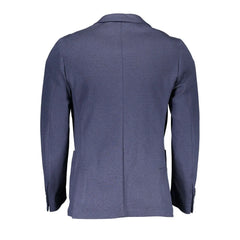 Gant Blue Cotton Men Jacket