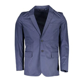 Gant Blue Cotton Men Jacket - IT50 | L - Sport Jackets