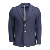 Gant Blue Cotton Men Jacket - Sport Jackets