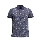 Gant Blue Cotton Men Polo Shirt - Polos
