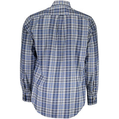 Gant Blue Cotton Men Shirt - S - Shirts