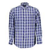 Gant Blue Cotton Men Shirt - S - Shirts