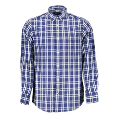Gant Blue Cotton Men Shirt - S - Shirts