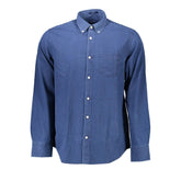 Gant Blue Cotton Men Shirt - S - Shirts