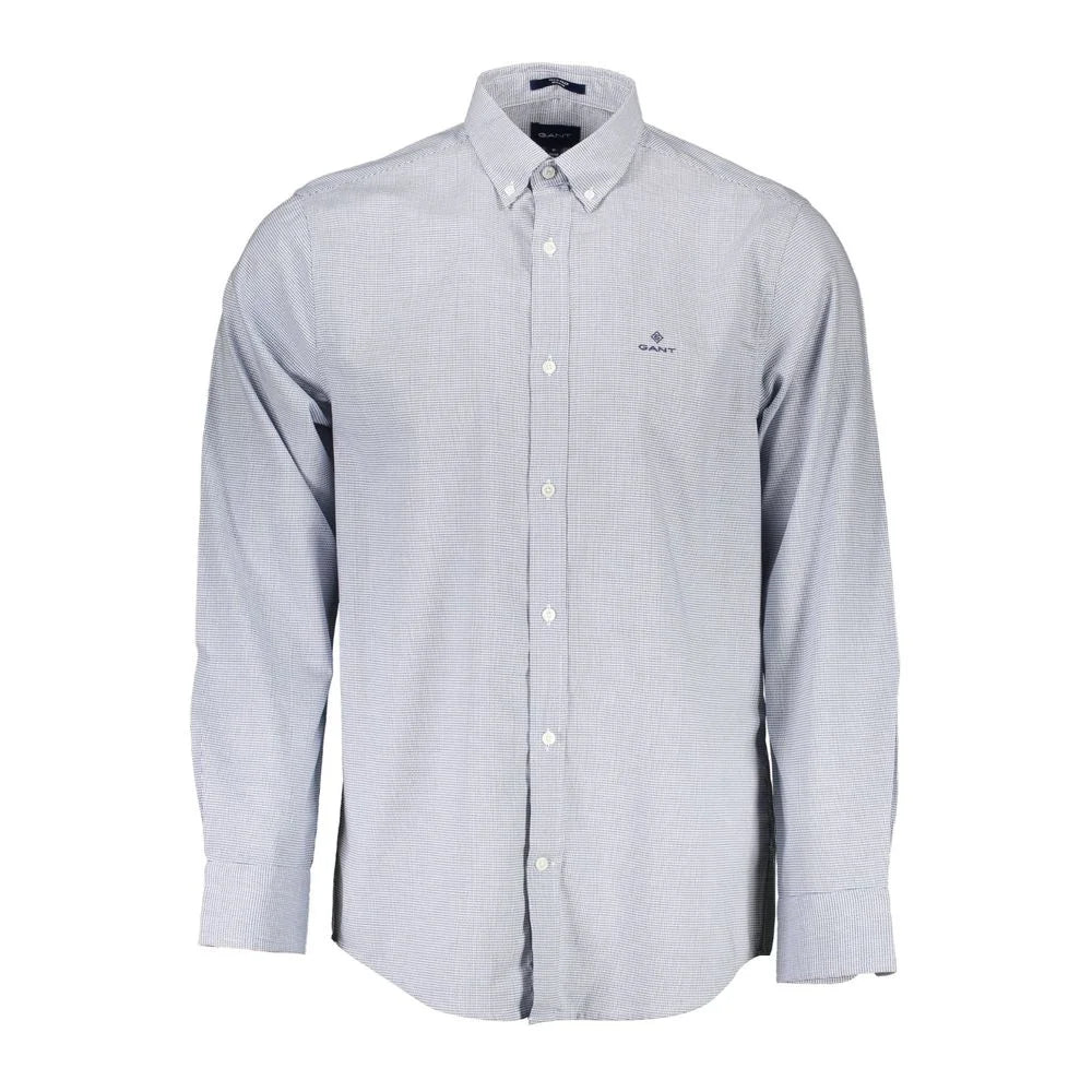 Gant Blue Cotton Shirt - S - Shirts