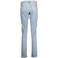 Gant Blue Organic Cotton Women Jeans - Jeans