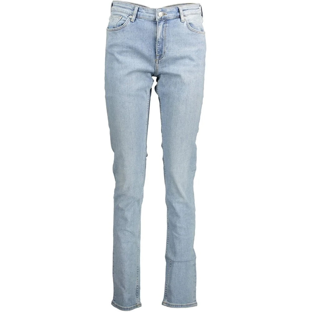 Gant Blue Organic Cotton Women Jeans - Jeans