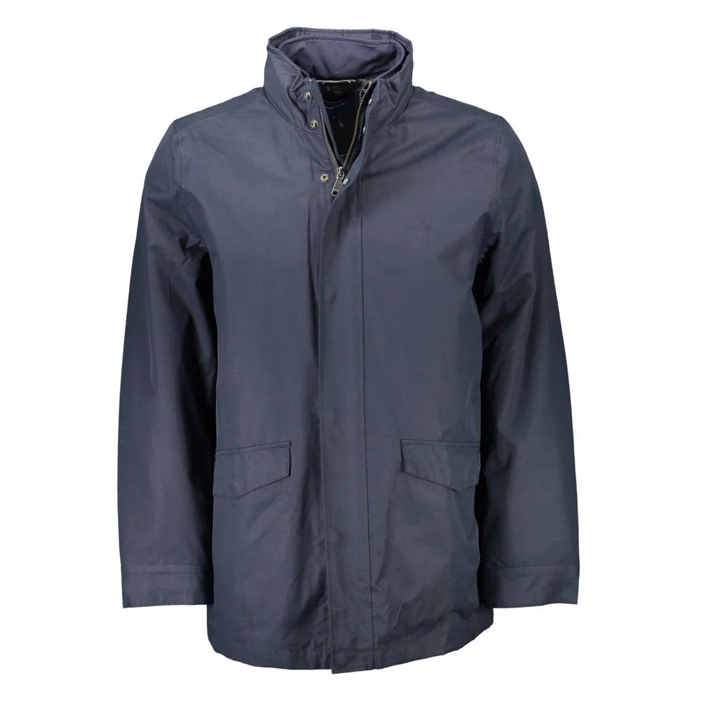 Gant Blue Polyester Men Jacket - S - Sport Jackets