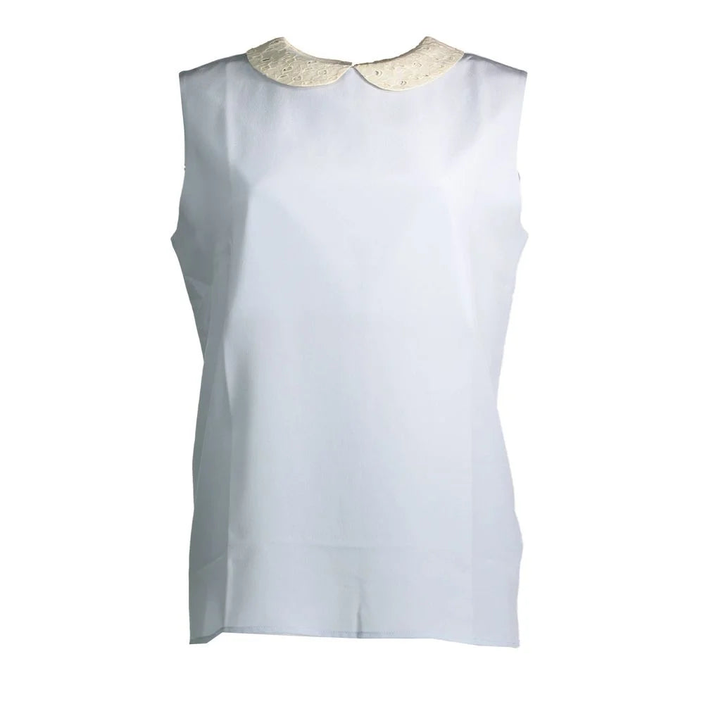 Gant Blue Silk Women Tank - Tank Tops