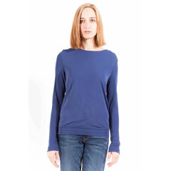 Gant Blue Viscose Women T-Shirt - T-Shirts