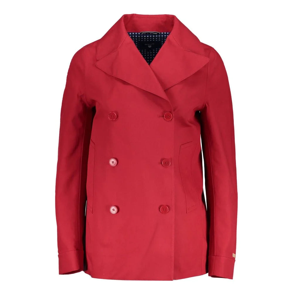 Gant Red Cotton Jackets & Coat - S