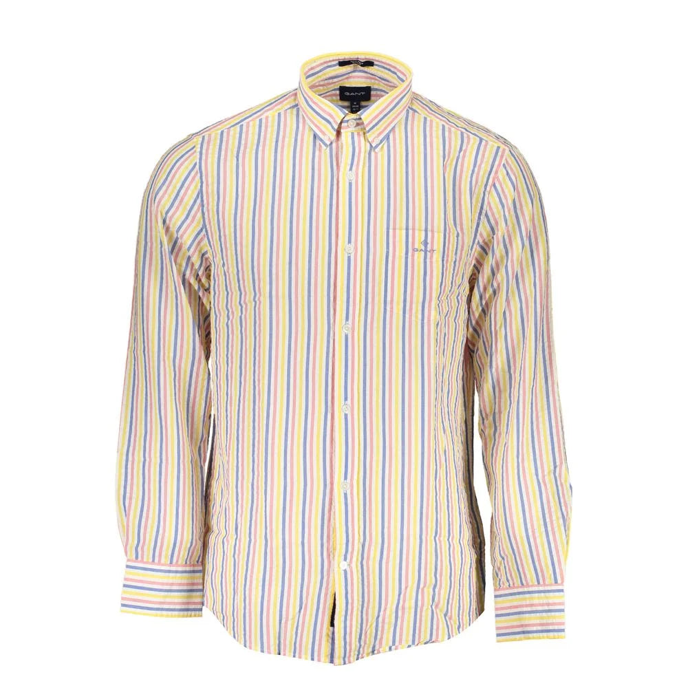 Gant White Cotton Men Shirt - Shirts