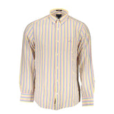 Gant White Cotton Men Shirt - Shirts