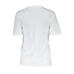 Gant White Cotton Men T-Shirt - XS - T-Shirts