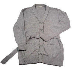 Gas Black Cotton Cardigan