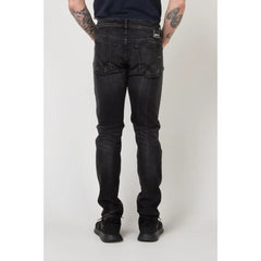 Gas Black Cotton Skinny Jeans