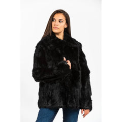 Gas Black Fur Coat - IT40