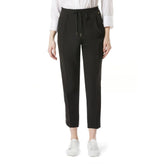 Gas Black Polyester Casual Pants - S
