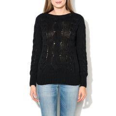 Gas Black Wool Sweatshirt - L