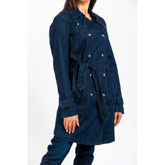 Gas Blue Cotton Denim Jacket - IT40