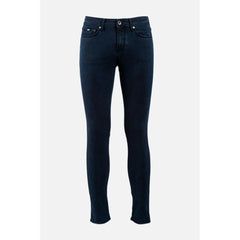 Gas Blue Cotton Slim Fit Jeans