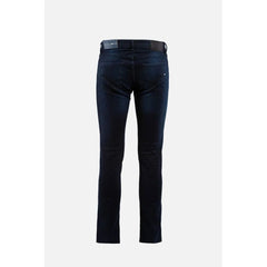 Gas Blue Cotton Slim Fit Jeans