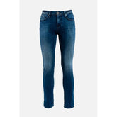 Gas Blue Cotton Slim Fit Jeans - W29