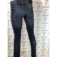 Gas Blue Cotton Slim Fit Jeans - W30