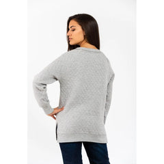 Gas Gray Cotton Sweatshirt - XXS
