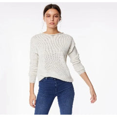 Gas Gray Marabou Sweatshirt - XS