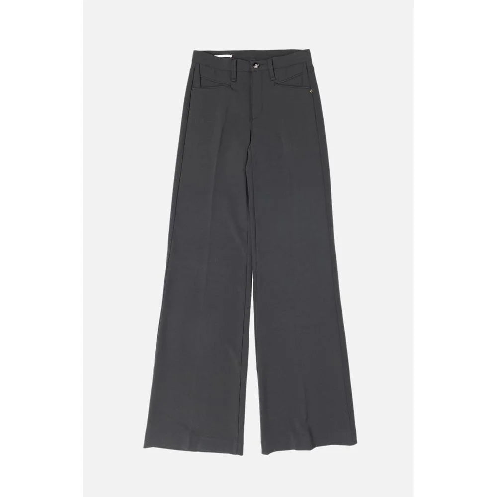 Gas Gray Polyester Casual Pants