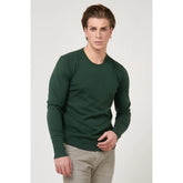 Gas Green Marabou Sweatshirt - XXL