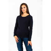 Gas Navy Blue Cotton Long Sleeve T-Shirt