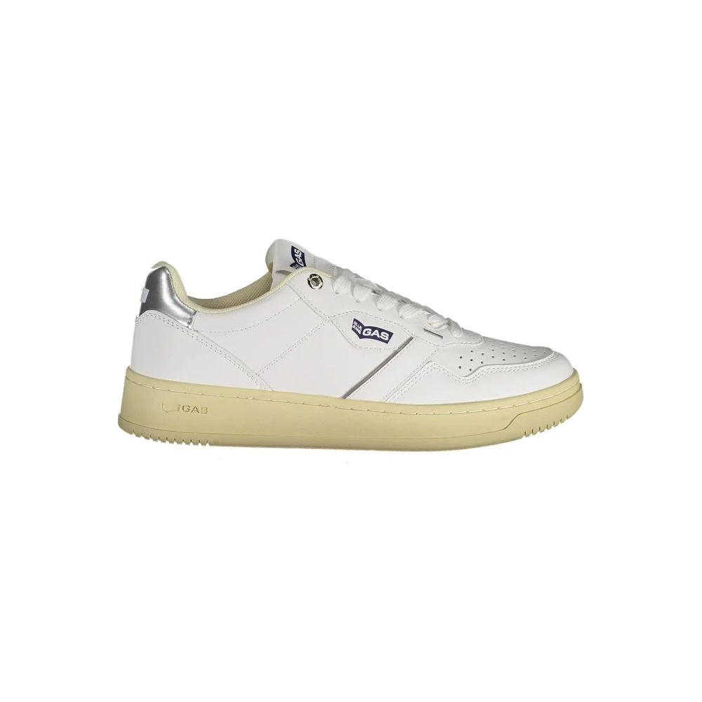 Gas White Artificial Leather Sneaker - Sneakers