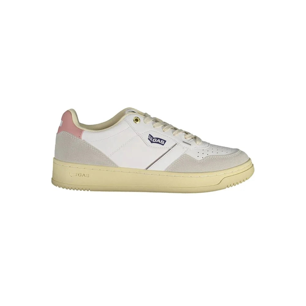 Gas White Artificial Leather Sneaker - Sneakers