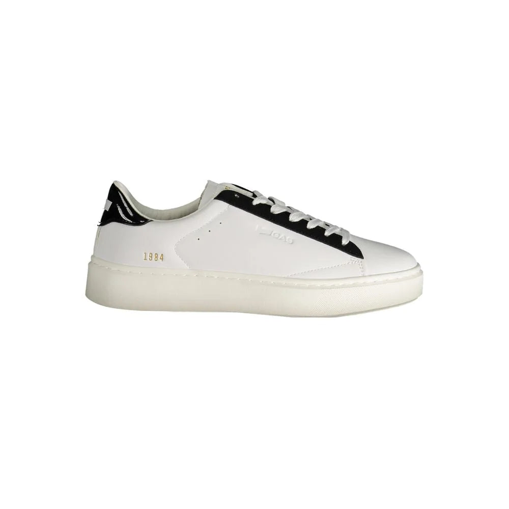 Gas White Polyester Women Sneaker