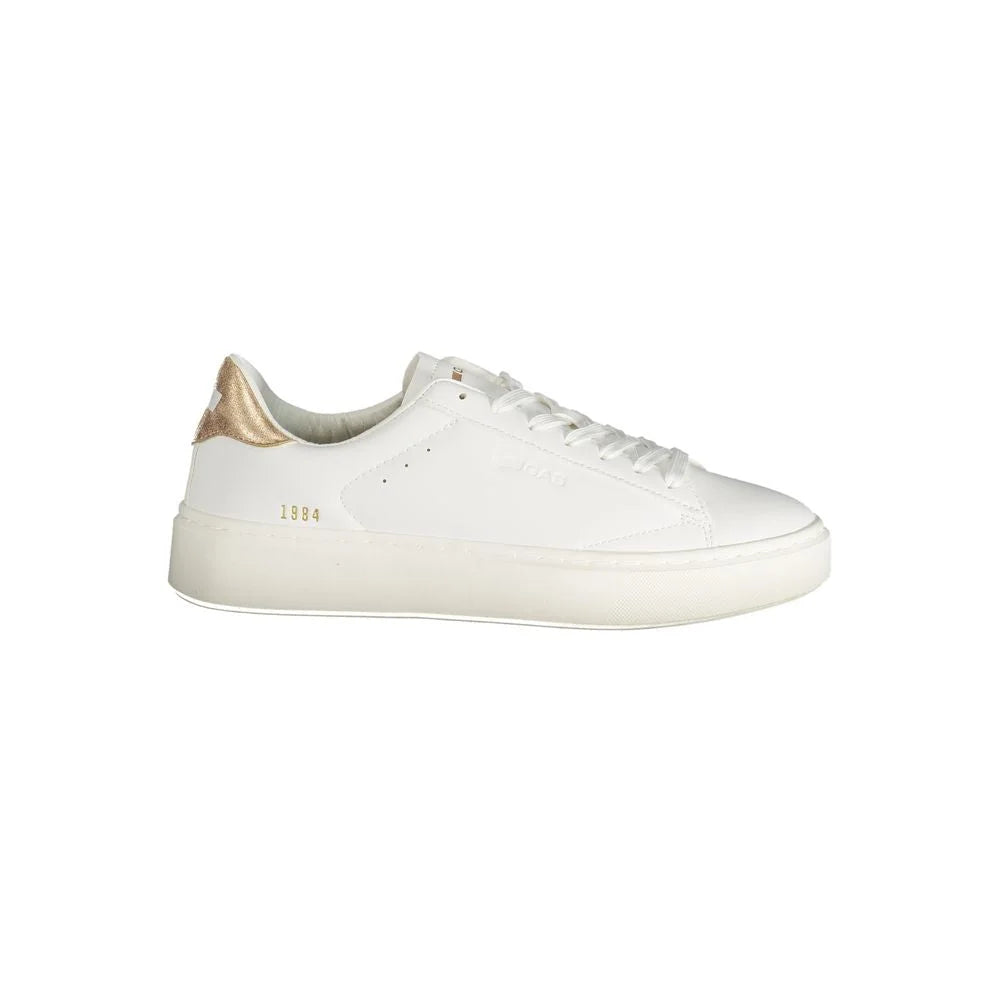 Gas White Polyester Women Sneaker - EU40/US10 - Sneakers