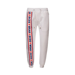 GCDS Elevate Your Wardrobe with Chic White Cotton Pants - L - Trousers