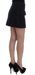 GF Ferre Blue Cotton Denim Mini Skirt - IT40|S - Skirts