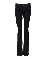 GF Ferre Dark Blue Cotton Mid Waisted Skinny Denim Jeans - W27 - Jeans