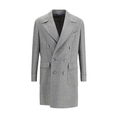 Gi Capri Gray Fleece Wool Coat