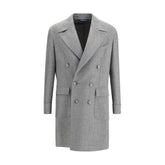 Gi Capri Gray Fleece Wool Coat - IT52 | XL