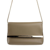 Giada Beige Leather Crossbody Bag - Cross Body Bags