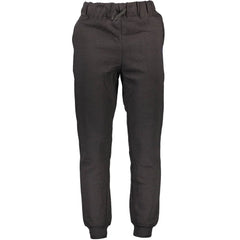Gianmarco Venturi Black Cotton Pant - Joggers